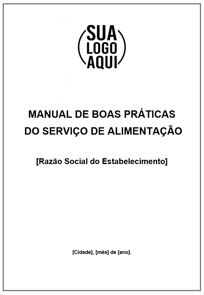 Capa do Manual de Boas Práticas do Serviço de Alimentação